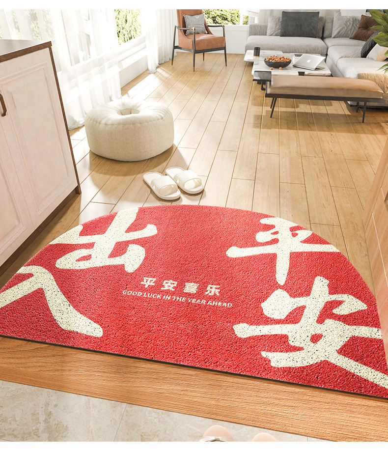 Estera de entrada China estera de piso estera de entrada doméstica estera de suelo alfombra resistente al desgaste antideslizante pvc red mat pic 9