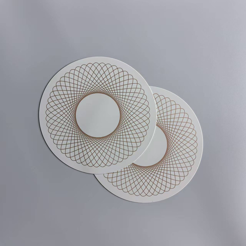 nhhuahu high-temperature resistant, washable and oil-proof table mat, 20cm round silicone heat insulation pad, wound texture induction cooker protection pad, placemats and coasters pic 25