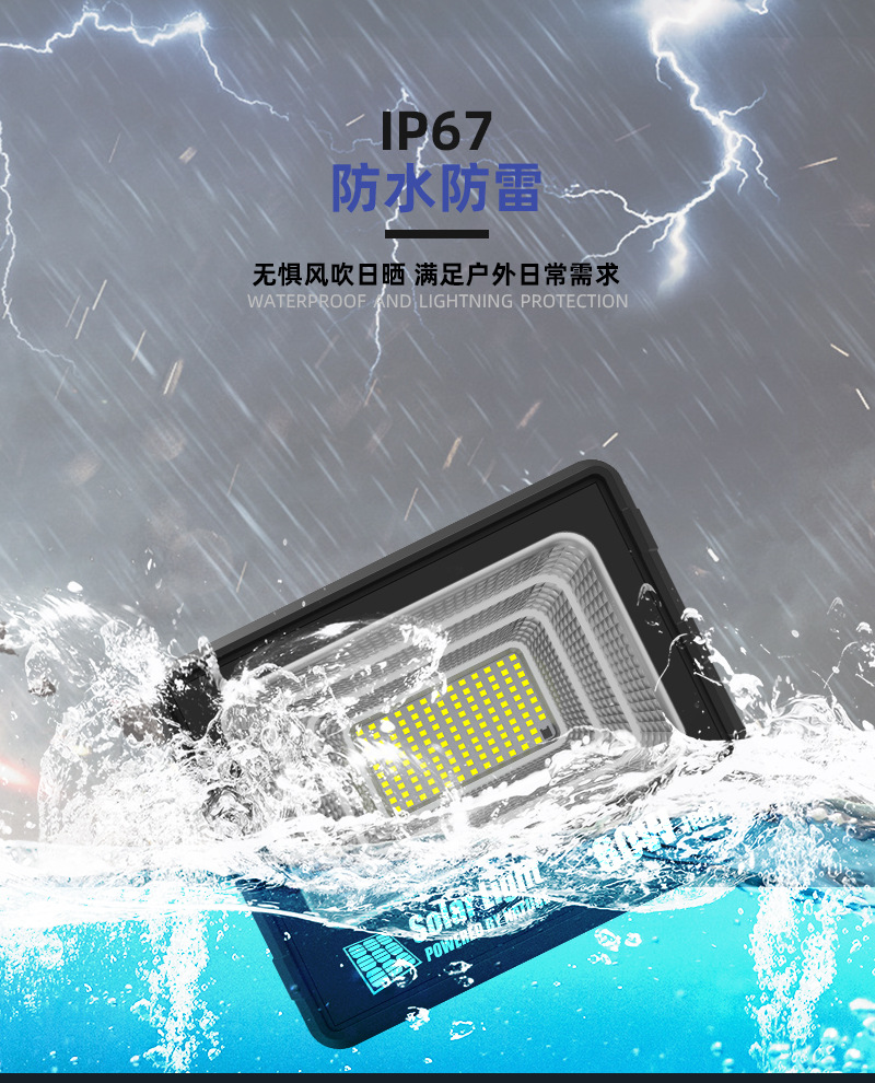 强光超亮防水塑料款LED投光灯室外投射球场户外高亮泛光灯照明灯详情11