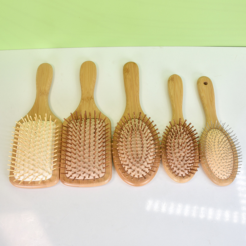 厂家直销木质气囊梳楠竹按摩梳大号梳子按摩头皮经络梳气垫梳现货详情23