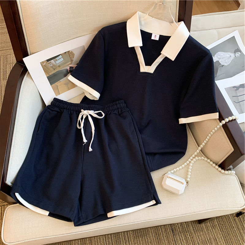 春秋新款纯欲风修身设计感polo领长袖T恤女显瘦百搭正肩辣妹上衣详情10