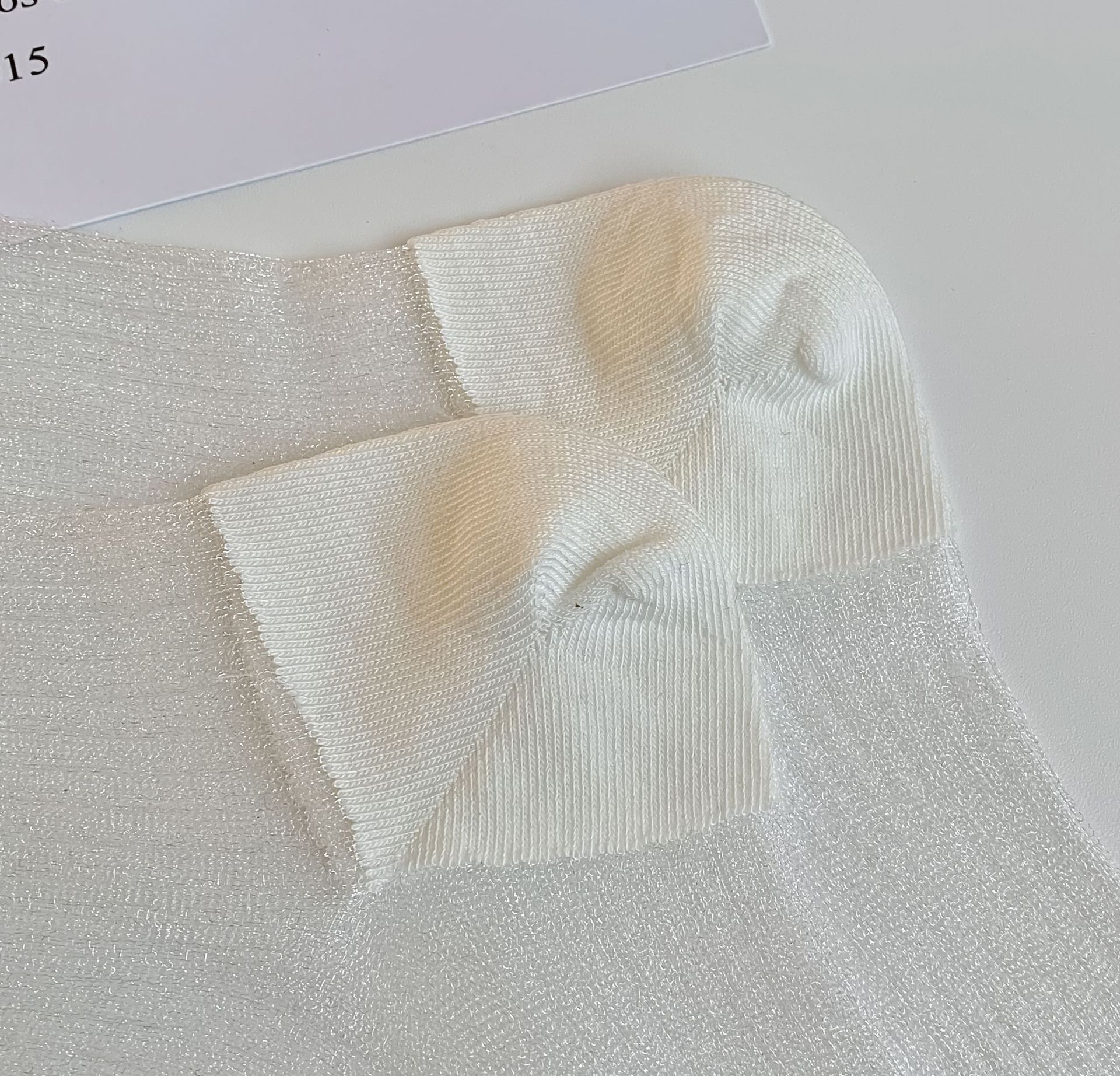 卡丝袜子女春夏薄中筒 女士夏季玻璃丝网眼透气长袜 诸暨水晶袜详情11