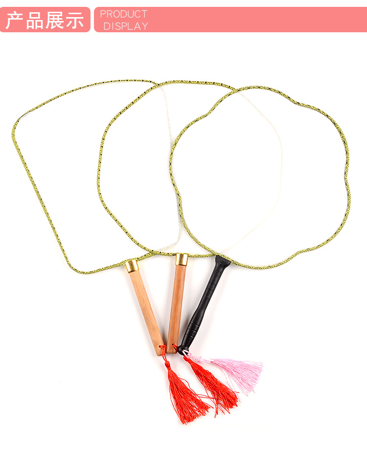 空白扇子幼儿园DIY手工画宫廷扇圆扇团扇diy手工绘画益智美术材料详情5