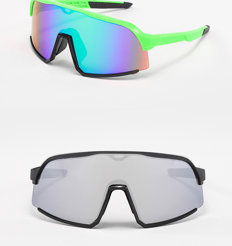 新款炫彩墨镜女士户外运动太阳镜登山防风沙防尘骑行眼镜男款批发详情11