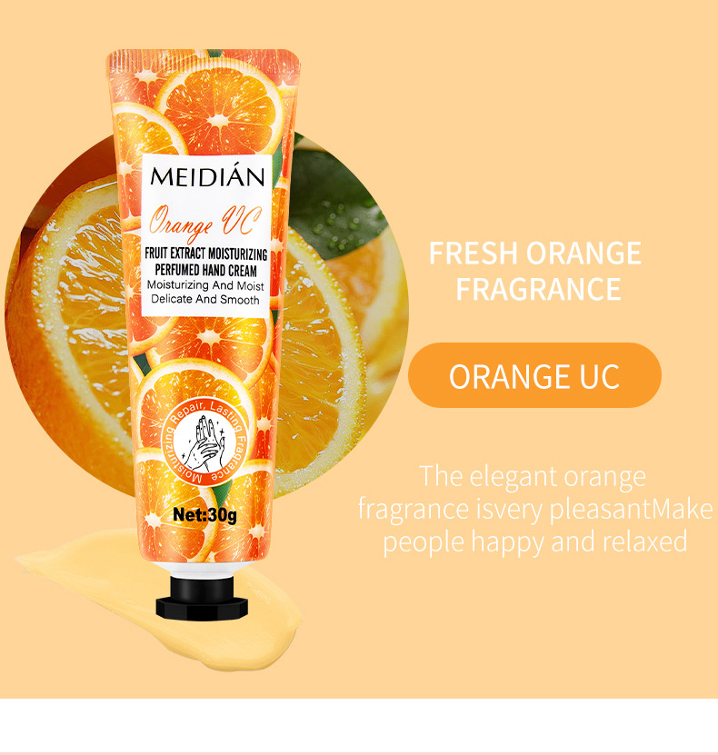 [versión en inglés de comercio exterior especial] crema de mano perfumada de frutas 5 bolsas conjunto de crema de mano al por mayor pic 12