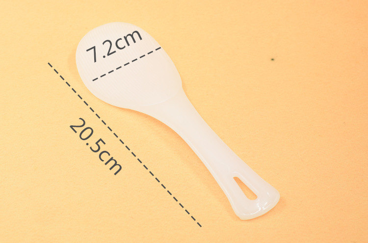 Kitchen food-grade plastic non-stick rice spoons, thickened and durable, two-yuan store supply, daily necessities rice spoon manufacturer wholesale pic 2