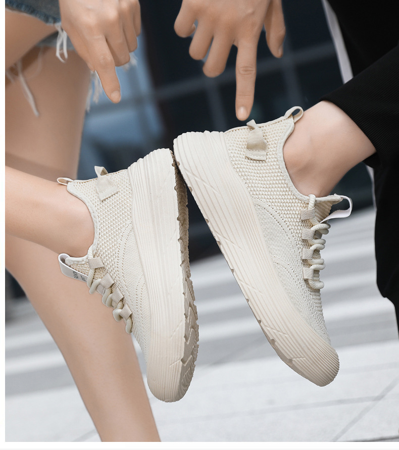 男女同款大码情侣鞋新款飞织网面透气休闲运动鞋青少年轻便跑步鞋详情18