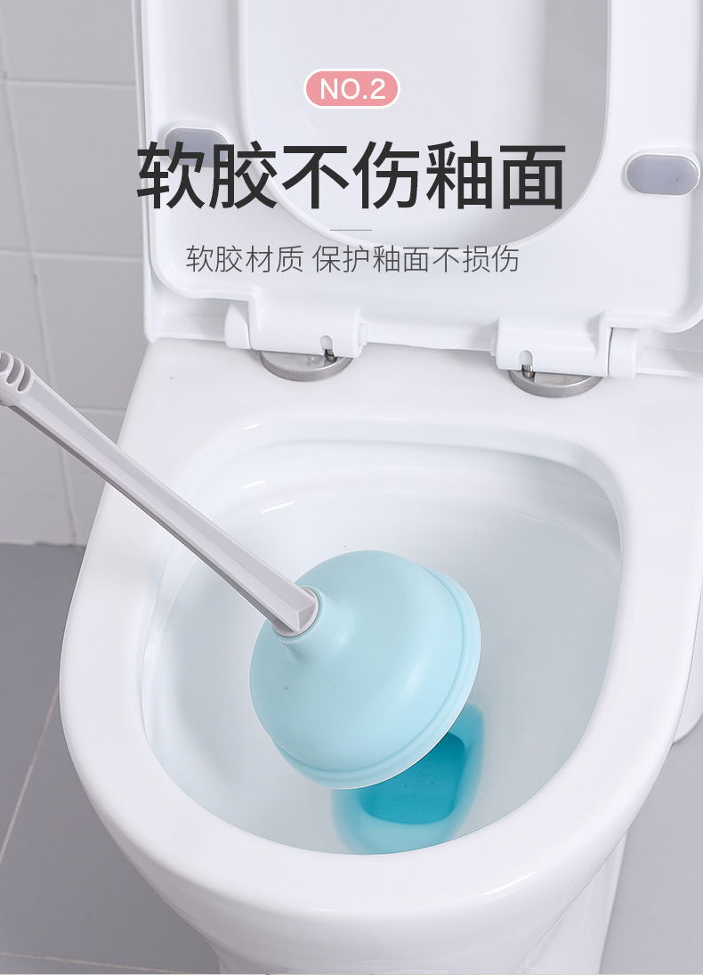 Toilet cleaning tools, pipe, toilet unclogging device, plunger, toilet suction cup, toilet suction magic tool, powerful suction cup wholesale pic 13
