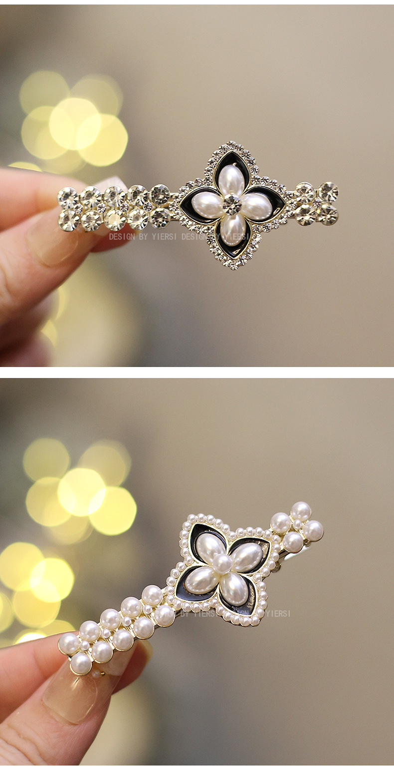 小香风水钻刘海夹前额发夹女侧边小夹子边夹女头饰发卡鸭嘴一字夹详情20