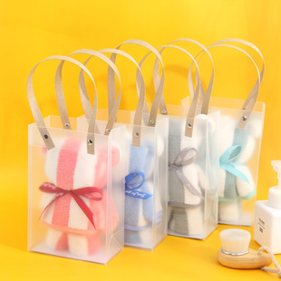 珊瑚绒伴手礼毛巾批发方块吸水毛巾洗脸巾伴手礼婚庆礼卡片毛巾详情5