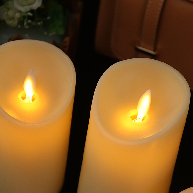 10-key simulation timing swing remote control light body electronic candle creative wedding birthday led candle light pic 9
