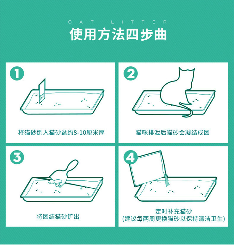 Bulk wholesale of tofu cat litter, non-mixed cat litter manufacturer, bentonite dust-free deodorizing cat litter, deodorizing pearl cat house pic 12