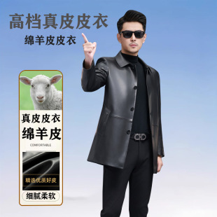 羊毛羊绒西服男高档商务休闲时尚桑蚕丝西装英伦秋冬厚款外套男装详情1