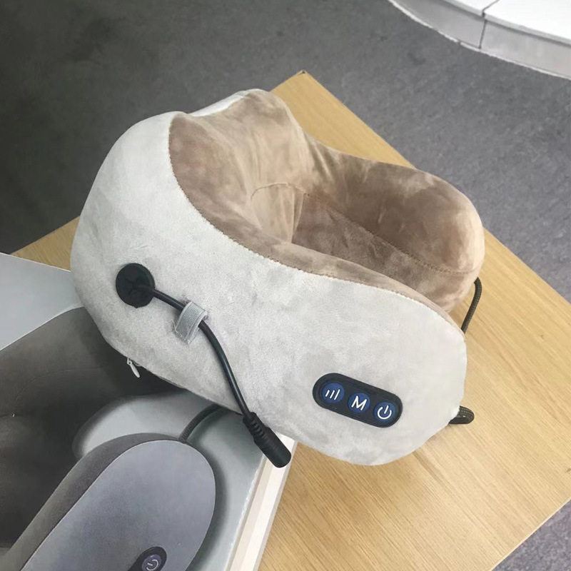 Multi-functional electric massage U-shaped pillow pic 1