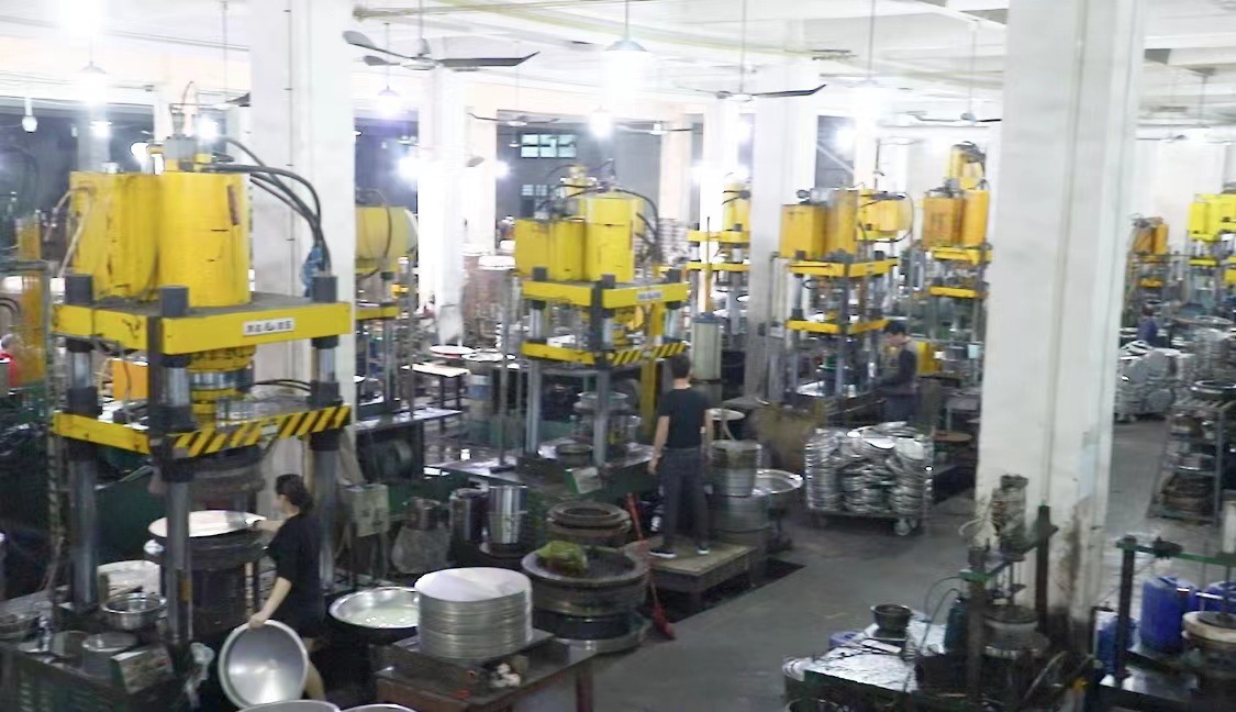 加厚不锈钢翻盖自助餐炉跨境圆形全翻盖酒店餐厅用布菲炉保温炉详情11
