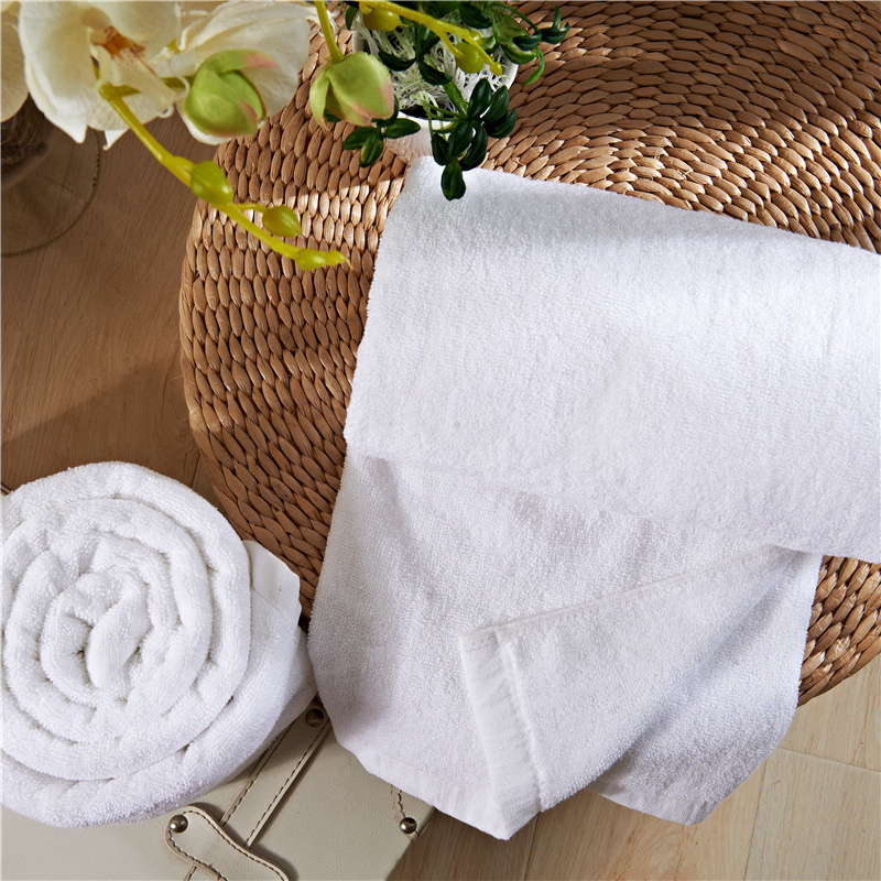 Factory supply of 16-count spiral plain woven pure cotton hotel towels, beauty salon bath towels, hotel and homestay wholesale square towels pic 54