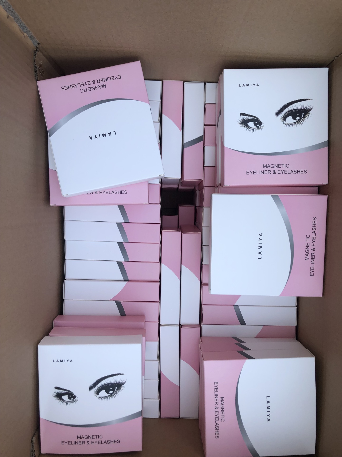 Magnetic eyeliner liquid set with tweezers, glue-free magnetic new natural quantum magnet false eyelashes pic 10