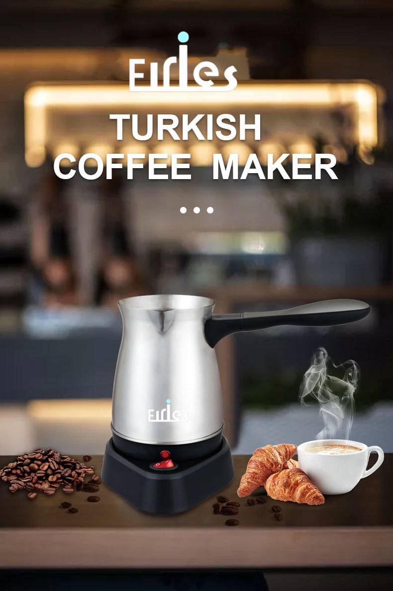 Stainless steel electric coffee pot, Turkish electric coffee pot, 0.5L stainless steel electric coffee pot factory price pic 1