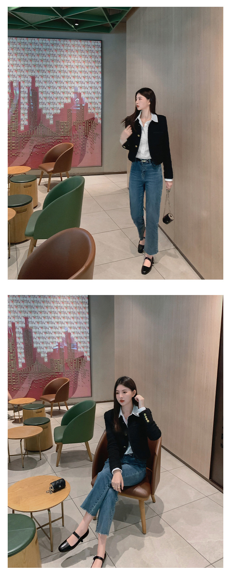 高级感羊皮软底真皮玛丽珍单鞋女鞋一字扣带浅口平底鞋小皮鞋剽鞋详情13