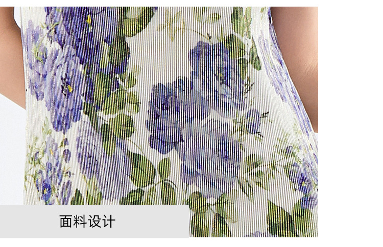 A new Chinese-style, retro, slit, mid-length, elegant and stylish dress for summer women with a modified version of the national trend pic 22