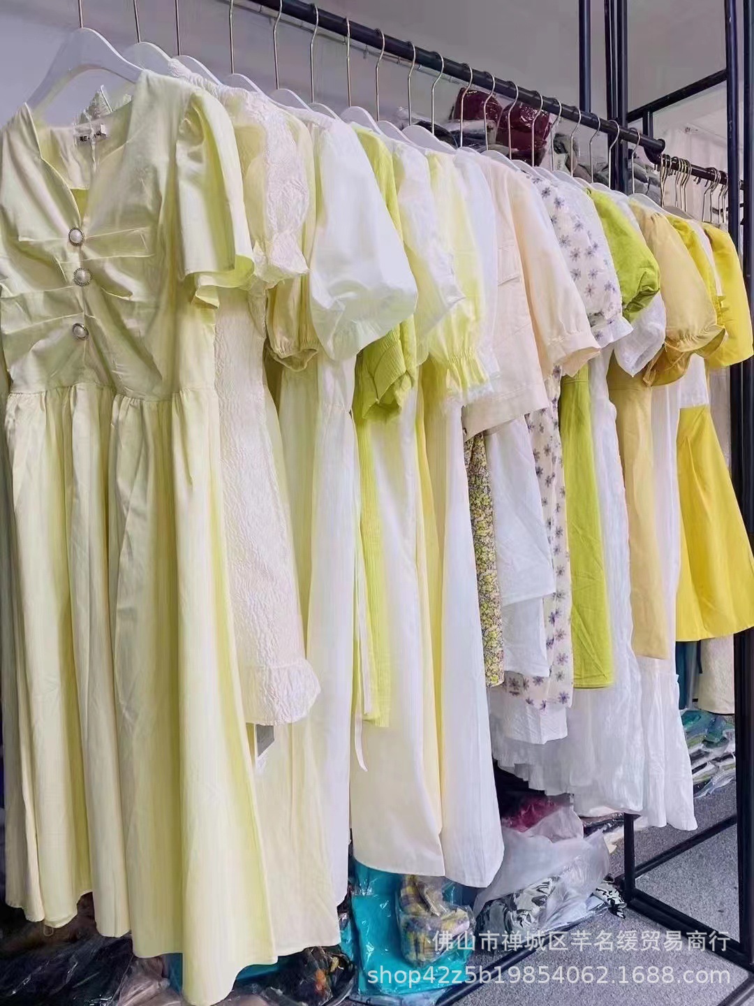 Early spring petite elegant dress for women 2023 summer waist-cinching and slimming lady chiffon floral mid-length dress pic 24