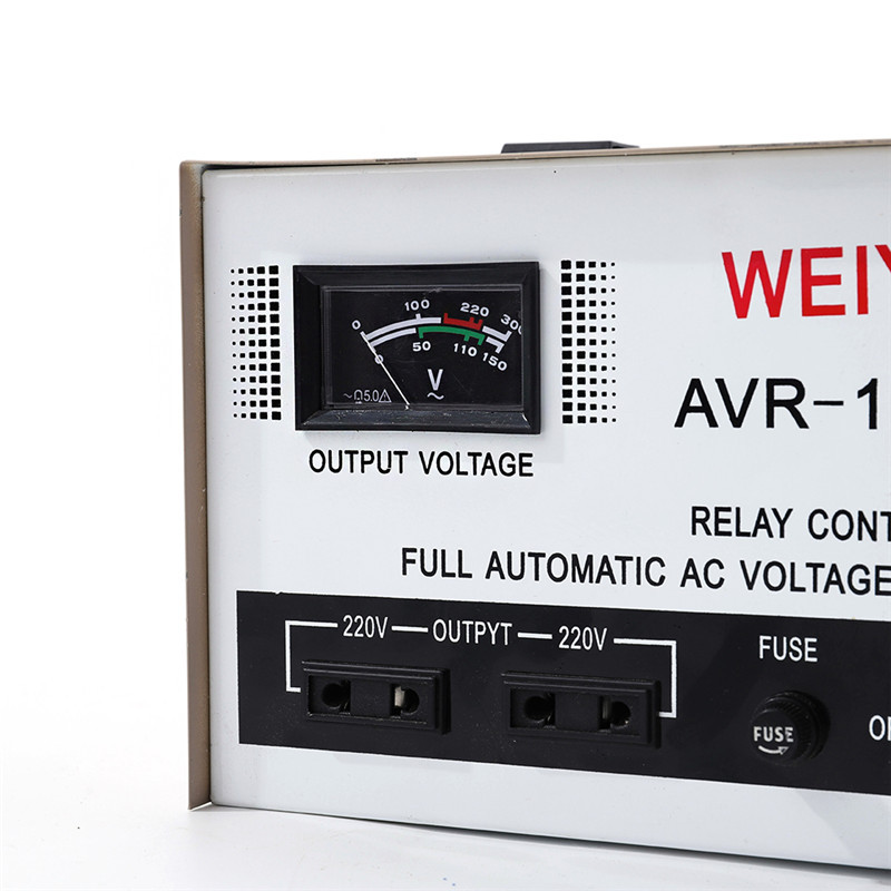 Voltage stabilizer AVR-500VA 1000VA for export supply, AC 220v fully automatic computer refrigerator voltage stabilizer pic 3