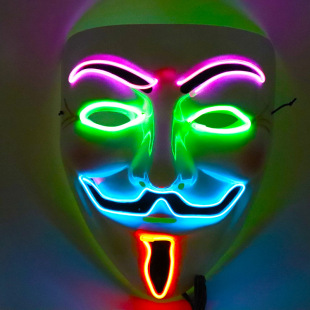 Illuminated Glasses, LED rice nails, voice-controlled bar party gifts, music night club atmosphere supplies, Neon Glasses pic 2