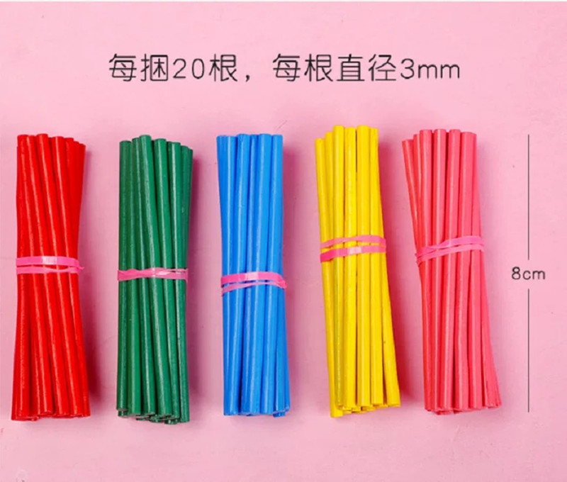 The manufacturer supplies colored wooden counting rods, educational toys and counters for wholesale at two-yuan stores pic 1