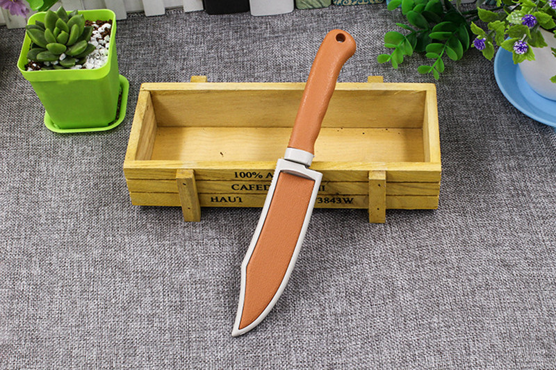 Two-person store department store yellow sleeve knife, stainless steel fruit knife, household travel portable knife with sleeve, small knife for cutting fruits and peeling pic 2