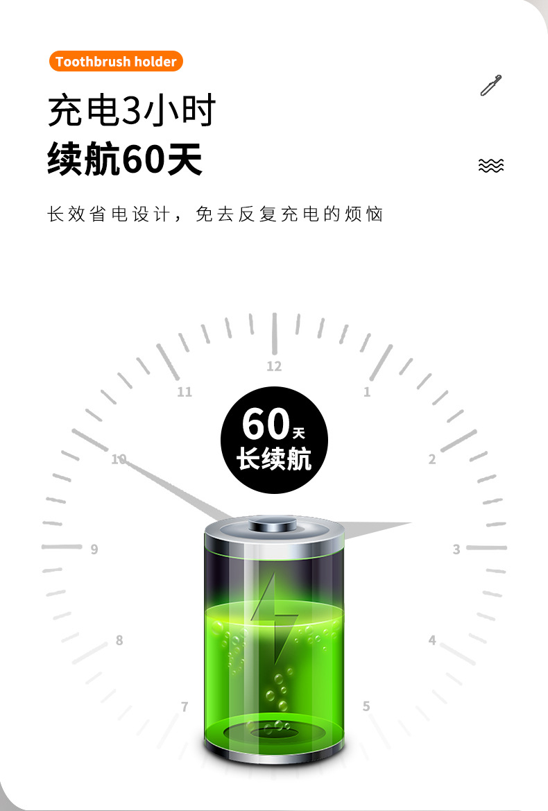 Smart disinfection toothbrush rack, creative bathroom storage toothbrush rack set, washbasin cup storage rack pic 15