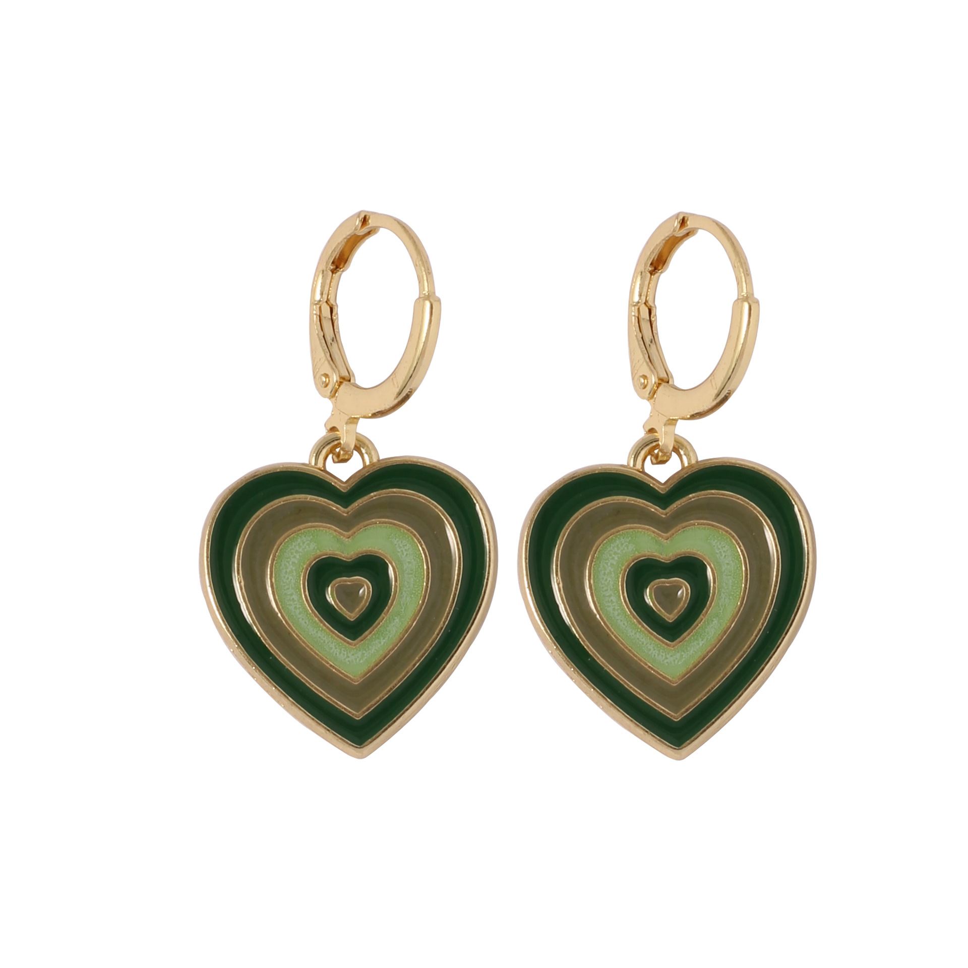 Sanhuai retro and simple heart-shaped earrings for women, new trendy and high-end stud earrings, unique and niche design, heart-shaped earrings pic 9