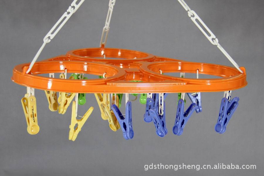 24夹三角形晒架24头内衣袜子毛巾晾晒架 日用品详情6