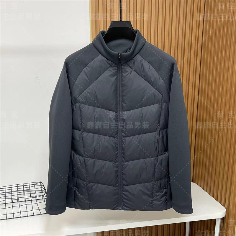 迪家张译同款90白鸭绒立领男士羽绒服运动休闲轻薄款羽绒外套男详情13