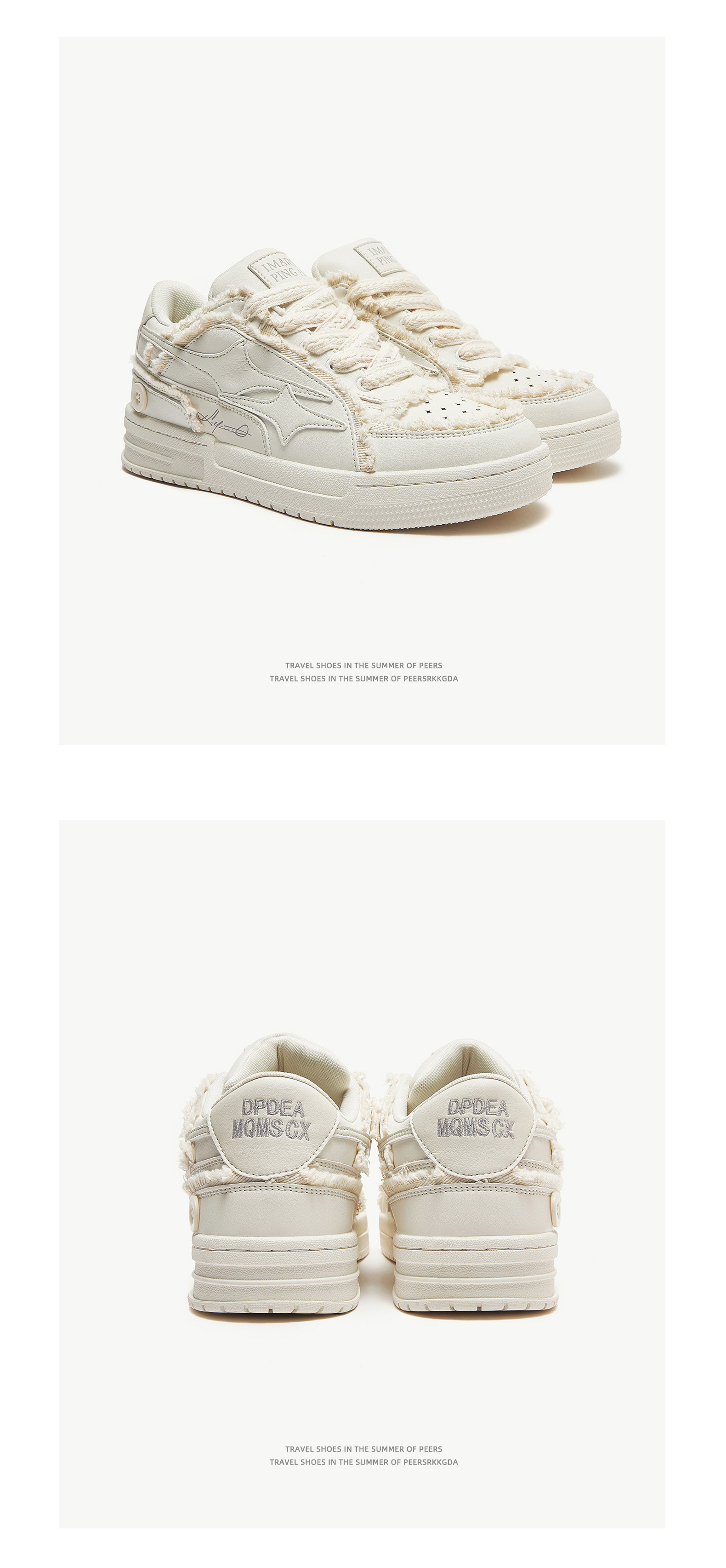 Guangzhou shoe trend brand men's shoes, men's trend shoes, Korean-style casual shoes, breathable white sneakers, men's board shoes, men's and women's couple shoes pic 6