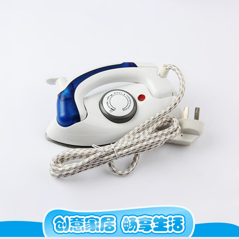 Folding travel home steam iron, handheld mini electric iron, small portable ironing machine for clothes pic 2