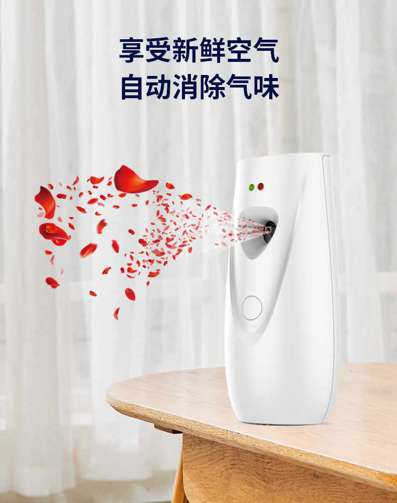 Automatic fragrance dispensers for removing odors in hotel, home and commercial bathrooms pic 5