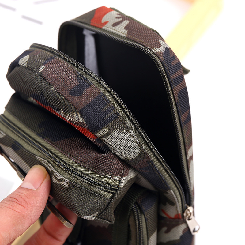 抖音同款迷彩拉链笔袋 男女中小学吃鸡铅笔盒儿童多层铅笔袋批发详情12