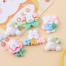 外贸高货色系配件 diy奶油胶自制手机壳水杯贴发夹饰品树脂材料详情4