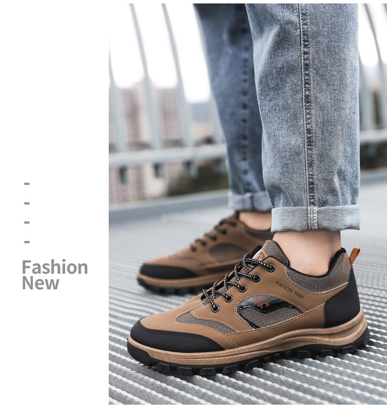 跨境批发男士工装鞋四季户外徒步登山鞋工地上班劳保鞋休闲运动鞋详情10