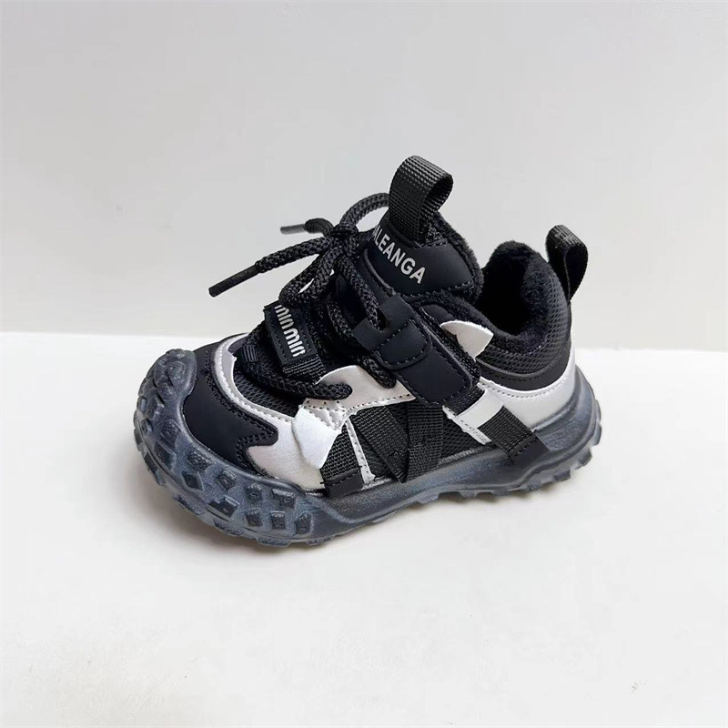 2024冬季新款小儿童鞋男女小童加绒保暖鞋1-3岁宝宝舒适运动鞋潮详情6