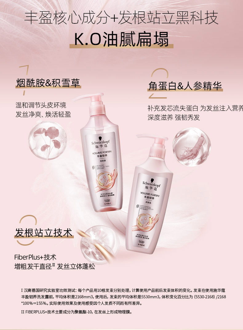 Schwarzkopf Gold Pure Moisturizing Shampoo, Ginger Multi-Effect Hydrating Moisturizing Cashmere Fat Amino Acid Conditioner pic 12