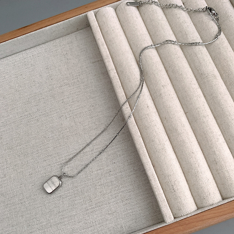 不掉色钛钢项链男潮小众设计高级感男士锁骨链个性街拍学生颈链潮详情27