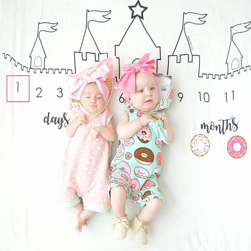 Baby milestone month photography background cloth, baby creative digital photography blanket background cloth, photography props pic 14