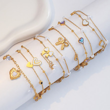 This is a unique new design pendant with a Japanese and Korean style, featuring cherry fruits and zircon. It is a stylish titanium steel necklace pic 9