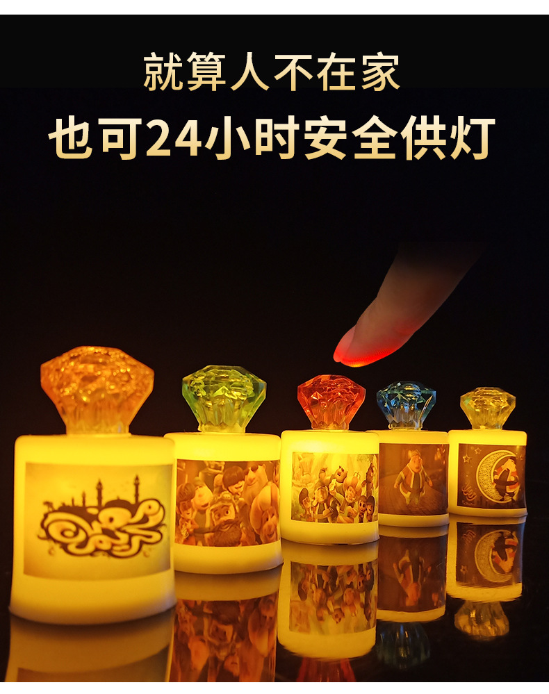 Spiral candle-shaped proposal electronic candle decorative handicrafts and ornaments pic 9