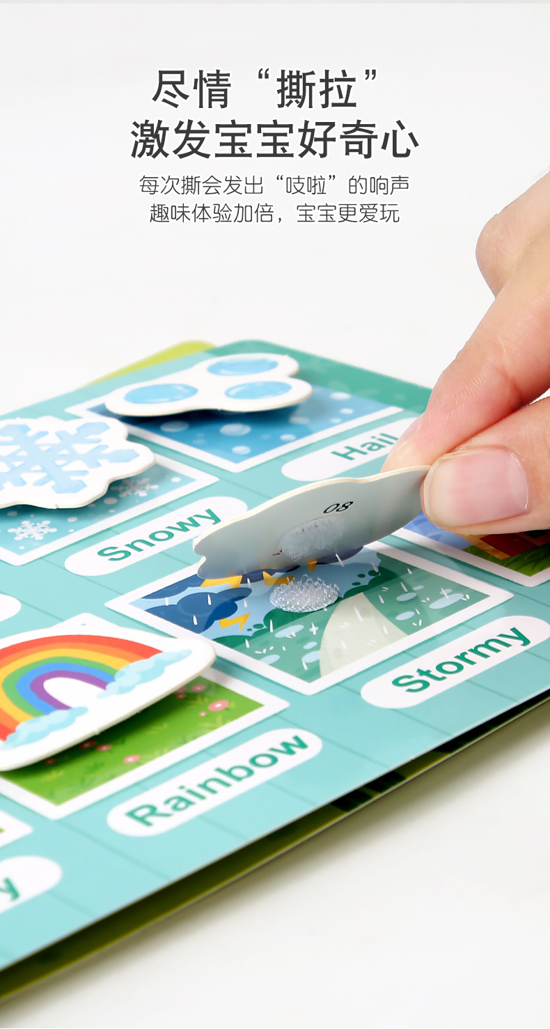 CPCCE跨境busybook儿童小号安静书启蒙早教忙碌书益智玩具粘贴书详情5