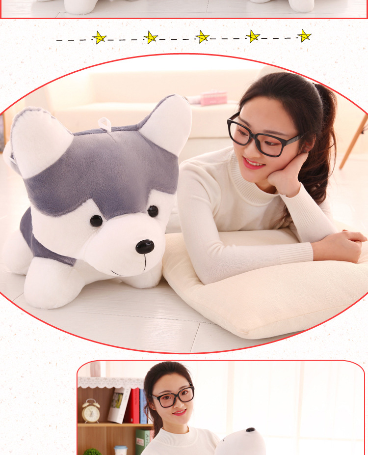 Husky plush toys, cute dolls, creative dolls, decorative items, doll manufacturers wholesale pic 16