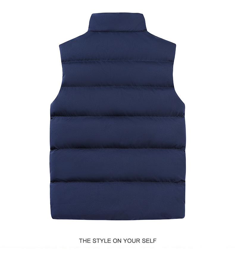 The new down cotton vest for men in autumn and winter is a casual, loose and bag-sized waistcoat for men pic 47
