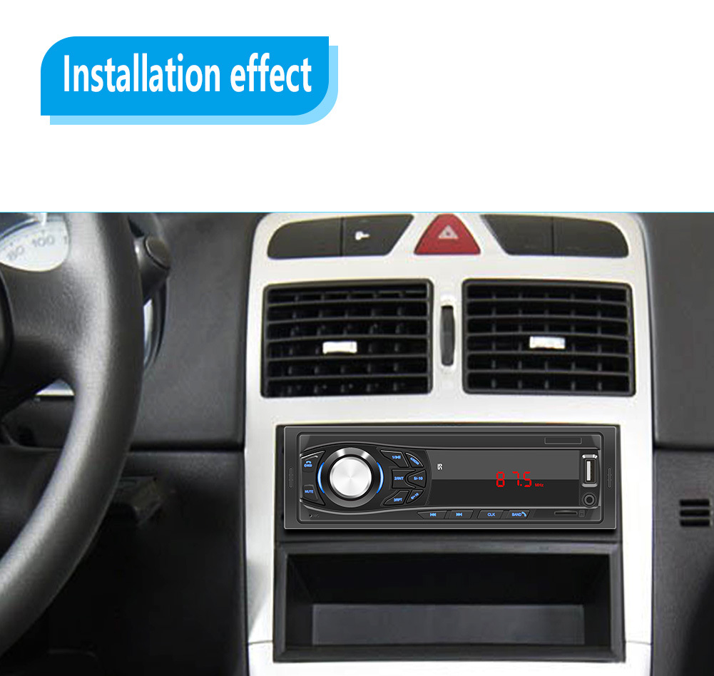 跨境专供通用车载蓝牙MP3播放器U盘插卡多功能汽车收音机代cd dvd详情13