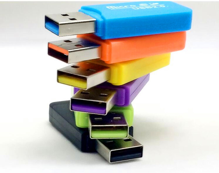 Mobile phone memory card cool card reader, TF card reader, SD high-speed 2.0 mini USB card reader pic 7